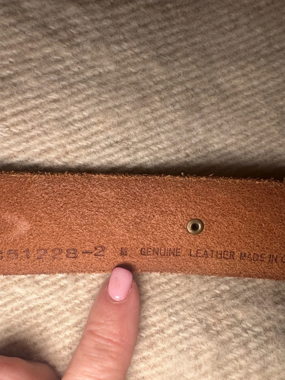 Brown Leather Belt with Turquoise Accent Buckle